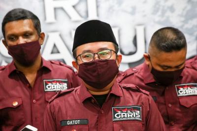 GARIS menggelar deklarasi dukungan kepada Gubernur Jawa Tengah, Ganjar Pranowo maju sebagai calon presiden 2024 di Jakarta, Rabu (10/11/2021).