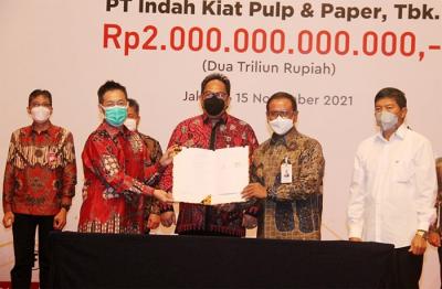Penandatanganan perjanjian kredit sindikasi investasi refinancing senilai Rp2 triliun.