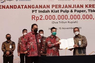 Penandatanganan perjanjian kredit sindikasi investasi refinancing senilai Rp2 triliun.