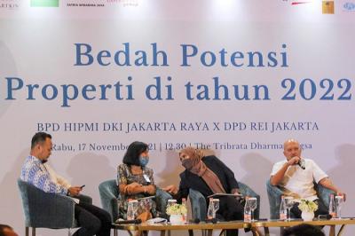 Pembukaan Bedah Potensi Properti di Tahun 2022 di Jakarta, Rabu (17/11/2021).