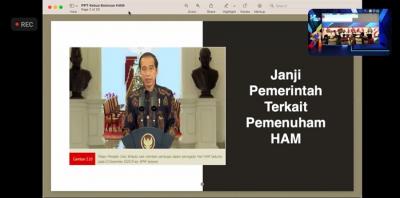 Festival HAM 2021 yang digelar secara virtual di Kota Semarang, Rabu (17/11/2021).