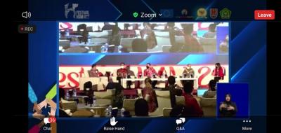 Festival HAM 2021 yang digelar secara virtual di Kota Semarang, Rabu (17/11/2021).