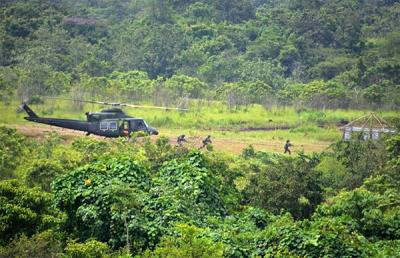 Latihan Puncak Antar Kecabangan (Latancab) TNI AD Kartika Yudha 2021 yang dilaksanakan di Pusat Latihan Tempur (Puslatpur) Kodiklatad, Martapura.