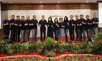 HUT ke-32 MNC Finance sekaligus Rakernas MNC Finance 2022 di Hotel Lido Lake Resort, Kecamatan Cigombong, Kabupaten Bogor, Jawa Barat, Sabtu (20/11/2021).