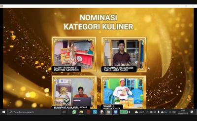 Menparekraf Sandiaga Salahuddin Uno, berharap kegiatan Santripreneur Award 2021 bisa menjadi pionir dalam pengembangan kewirausahaan di Indonesia.