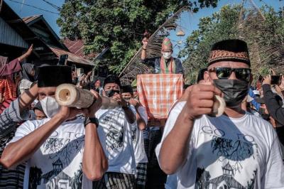 Menparekraf Sandiaga Salahuddin Uno, melakukan visitasi ke Desa Wisata Liya Togo di Wakatobi, Sulawesi Tenggara.