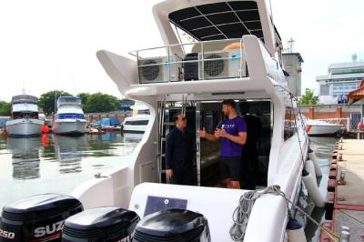 Peluncuran penyediaan sewa kapal di Jakarta, Jumat (26/11/2021).
