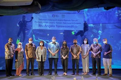 Wamenparekraf Angela Tanoesoedibjo, berharap Perhimpunan Usaha Taman Rekreasi Indonesia (PUTRI) dapat mendukung kebijakan PPKM Level 3.
