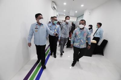 Grand opening ULP Kantor Imigrasi Kelas I TPI Jakarta Timur, Senin (29/11/2021).