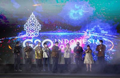 Ceremony Presidensi G20 di Lapangan Banteng, Jakarta Pusat, Rabu (1/12/2021).