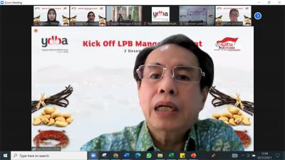 Sambutan Ketua Pengurus Yayasan Dharma Bhakti Astra , Sigit P Kumala dalam Kick Off LPB YDBA di Manggarai Barat, NTT (2/12/2021).