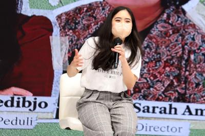 Konferensi pers Daur Hidup Festival di Jakarta Concert Hall, Kebon Sirih, Jakarta Pusat, Jumat (3/12/2021).