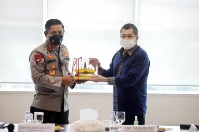 Executive Chairman MNC Group Hary Tanoesoedibjo menerima kunjungan Kapolda Lampung Irjen Pol Drs. Hendro Sugianto, M.M. beserta jajaran.
