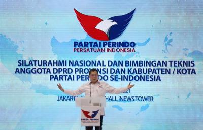 HT mengingatkan kepada anggota legislatif dari Perindo untuk mampu menyosialisasikan tujuan mulia partai yakni mewujudkan kesejahteraan rakyat Indonesia.