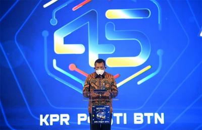 Hari Ulang Tahun (HUT) ke-45 Kredit Pemilikan Rumah (KPR) di Jakarta, Jumat (10/12/2021).