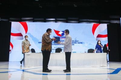 Bimbingan teknis (Bimtek) anggota DPRD provinsi dan kabupaten/kota Partai Perindo se-Indonesia di Jakarta Concert Hall, iNews Tower.