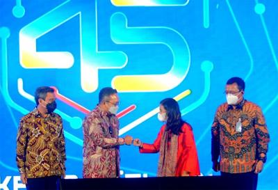 Penandatanganan Nota Kesepahaman tentang Sinergi Bisnis di sela sela HUT KPR ke 45 di Jakarta.