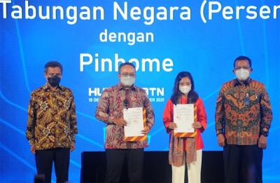 Penandatanganan Nota Kesepahaman tentang Sinergi Bisnis di sela sela HUT KPR ke 45 di Jakarta.