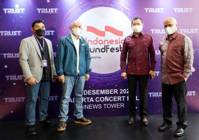 Pembukaan acara Indonesia Fun Festival bersama LPDB KUMKM di iNews Tower, Jakarta, Selasa (14/12/2021).