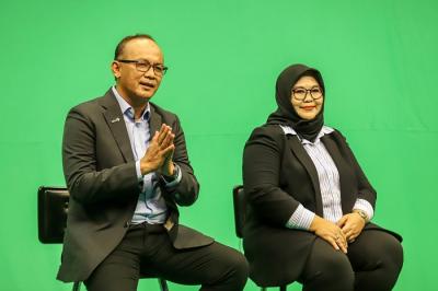 Acara 'Ngobar Yuk! Special Akhir Tahun' di MNC Vision Tower, Kedoya, Jakarta Barat, Selasa (14/12/2021).