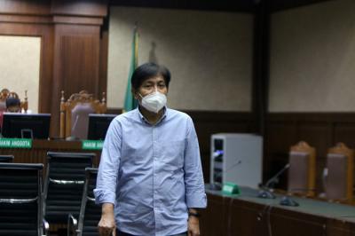 Sidang lanjutan dalam kasus korupsi di PT Asabri di Pengadilan Tipikor, Jakarta, Rabu (15/12/2021).