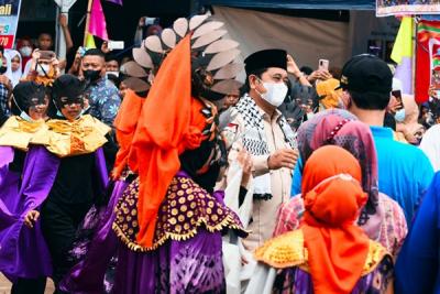 Festival Kapal Hias Nelayan Sungsang untuk yang kedua kalinya di gelar di Desa Ekowisata Sungsang, Kecamatan Banyuasi II, Kabupaten Banyuasin.