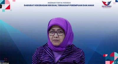Webinar Partai Perindo dengan tema Darurat Kekerasan Seksual Terhadap Perempuan dan Anak.