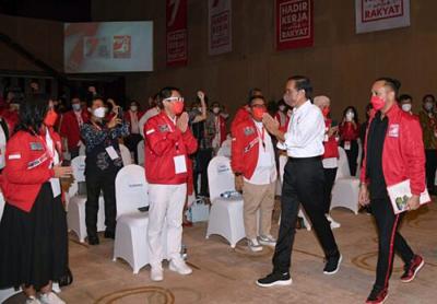 Presiden Joko Widodo menegaskan bahwa kesuksesan penanganan pandemi Covid-19 di Indonesia merupakan hasil gotong royong semua pihak.