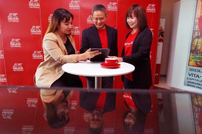 Peluncuran fitur Digital Medical Check Up yang merupakan hasil kolaborasi Generali dengan Prodia di Jakarta, Senin (27/12/2021).