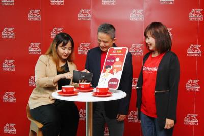 Peluncuran fitur Digital Medical Check Up yang merupakan hasil kolaborasi Generali dengan Prodia di Jakarta, Senin (27/12/2021).