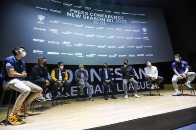 Konferensi Pers Title Season IBL Tokopedia 2022 di FX Sudirman, Jakarta Pusat, Kamis (6/1/2022).