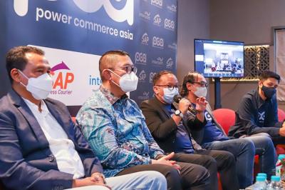 Grand Launching Power Commerce Asia di Jakarta, Kamis (6/1/2021).