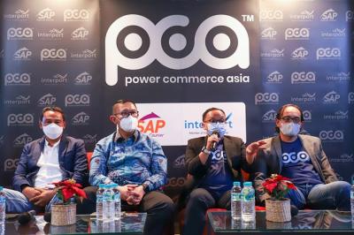 Grand Launching Power Commerce Asia di Jakarta, Kamis (6/1/2021).