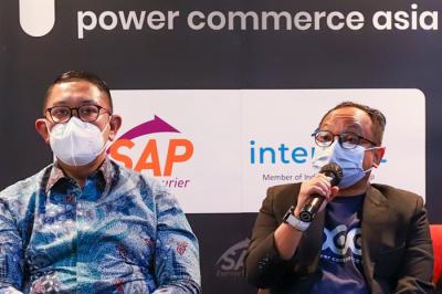 Grand Launching Power Commerce Asia di Jakarta, Kamis (6/1/2021).