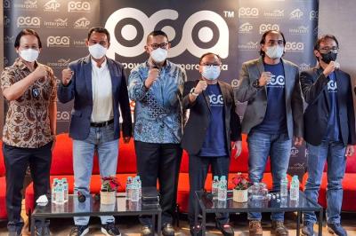 Grand Launching Power Commerce Asia di Jakarta, Kamis (6/1/2021).