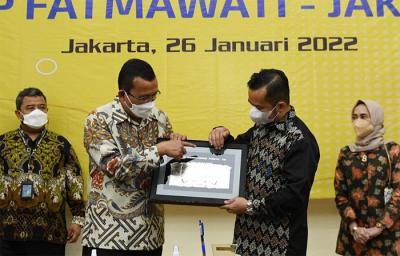 Selain memberikan bantuan TJSL, Bank BTN siap memberikan layanan jasa perbankan kepada Rumah Sakit Fatmawati.