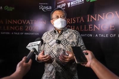 Barista Innovation Challenge 2021 (BIC 2021) di kawasan Gandaria, Jakarta Selatan, Jumat (28/1/2022).