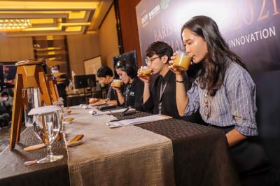 Barista Innovation Challenge 2021 (BIC 2021) di kawasan Gandaria, Jakarta Selatan, Jumat (28/1/2022).
