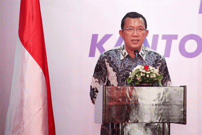 Peresmian pembukaan Kantor Cabang Pembantu di Mabes Polri, Jakarta, Kamis (3/2/2022).