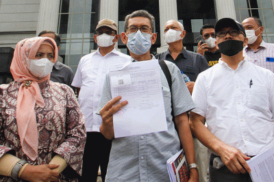Sejumlah purnawirawan jenderal TNI, politikus, hingga aktivis akan menggugat UU Ibu Kota Negara (IKN) ke Mahkamah Konstitusi (MK) di Jakarta, Rabu (2/2/2022).