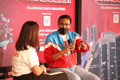 Peresmian Kota Virtual Lokaborasi di Jakarta, Kamis (3/2/2022).
