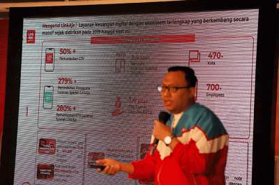 Peresmian Kota Virtual Lokaborasi di Jakarta, Kamis (3/2/2022).