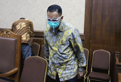 Angin Prayitno Aji divonis 9 Tahun penjara denda Rp500 juta subsider 3 bulan kurungan penjara.
