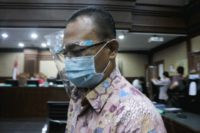 Angin Prayitno Aji divonis 9 Tahun penjara denda Rp500 juta subsider 3 bulan kurungan penjara.
