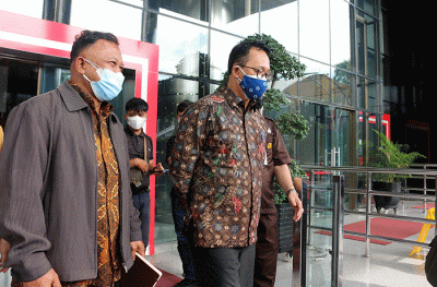 Kedatangan Komnas HAM tersebut untuk memeriksa Bupati Langkat nonaktif Terbit Rencana Perangin Angin.