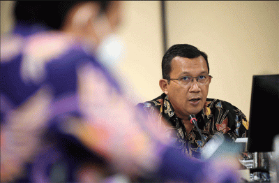 Pemaparan kinerja perseroan tahun 2021 di Jakarta, Selasa (8/2/2022).