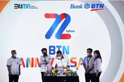 Perayaan HUT BTN ke-72 di Jakarta, Rabu (9/2/2022).