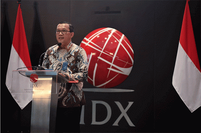 Prosesi pembukaan pasar saham sebagai bagian dari acara perayaan Hari Ulang Tahun BTN ke 72 di Jakarta, Rabu (9/2/2022).