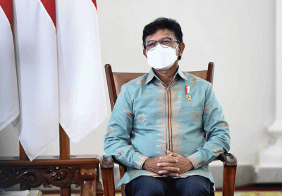 Presiden Joko Widodo menghadiri acara puncak peringatan Hari Pers Nasional Tahun 2022 secara virtual dari Istana Kepresidenan Bogor.