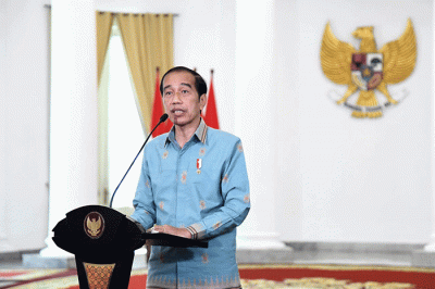Presiden Joko Widodo menghadiri acara puncak peringatan Hari Pers Nasional Tahun 2022 secara virtual dari Istana Kepresidenan Bogor.